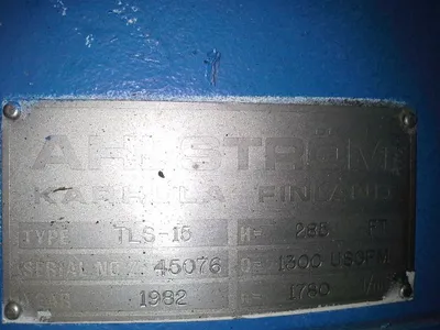 Ahsltrom pump type TLS-15