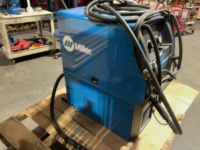 Used MILLER MILLERMATIC 350P INDUSTRIAL-GRADE, MULTI-PROCESS PULSED MIG WELDER Mig Welders Michigan US | Miedema Asset Management Group #1423460