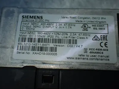 USED SIEMENS 6SL32101KE118AF1