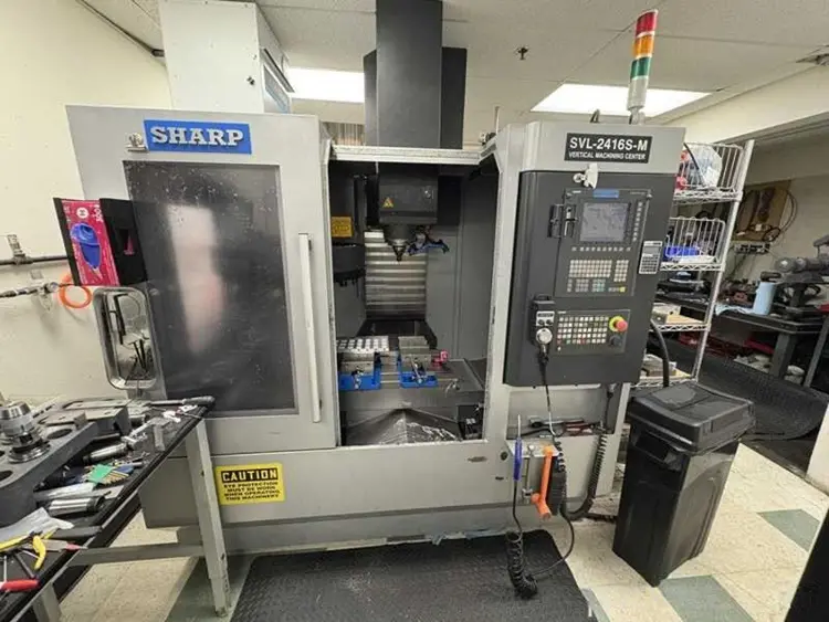 2017 SHARP SVL-2416S-M Vertical Machining Centers | Toolquip, Inc.