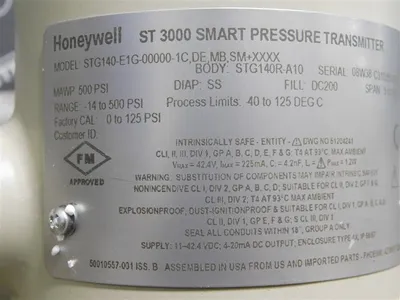 USED HONEYWELL STG140-E1G-00000-1C,DE,MB,SM+XXXX
