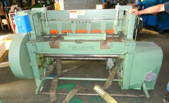 Used WYSONG 1048 Power Squaring Shears (Gauge) Florida US | Holland Machinery Co. #935675