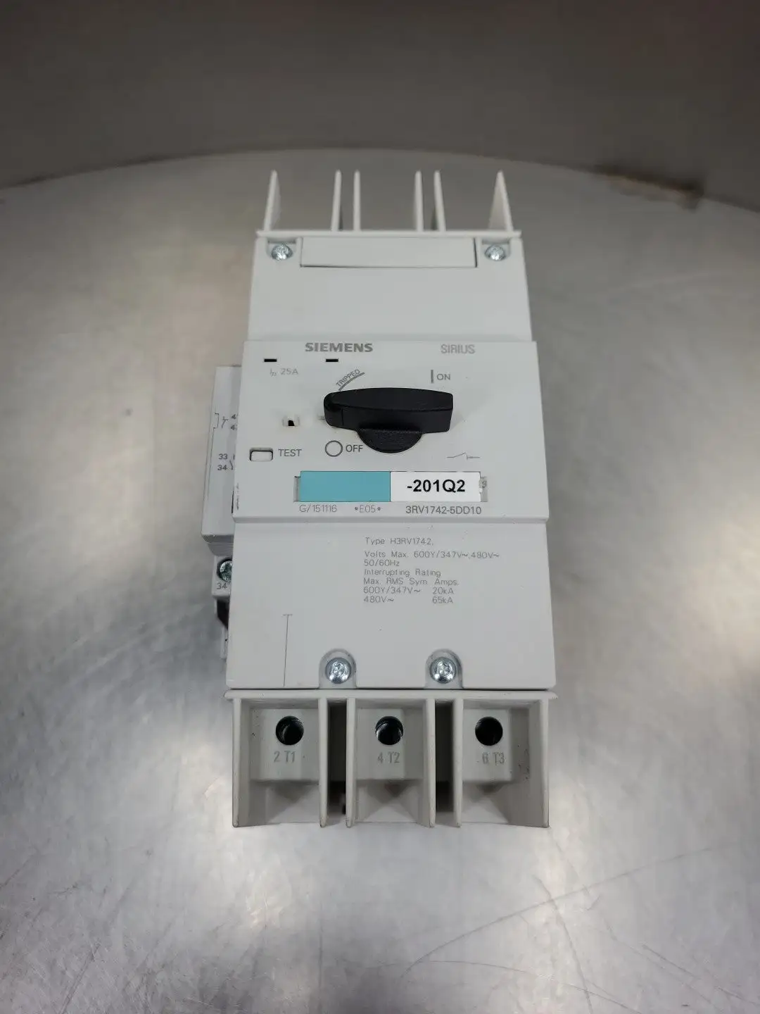 USED Siemens 3RV1742-5DD10 SIRIUS Circuit-Breaker Motor Starter Protector