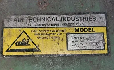 USED AIR TECHNICAL INDUSTIRES LT-2000