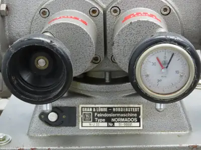 Bran & Lubbe N-J 32 Dual Metering Pump Tri-Clamp Sanitary Cart .75kw 480V 3PH