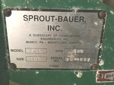 Sprout Bauer Fibre Classifier