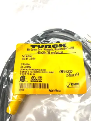 New | in-Stock Turck Eurofast M12 Right Angle Cordset Sgl-Ended Misc Electrical & Power Parts Michigan US | Maverick Industrial Sales #1397610