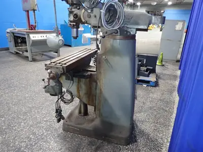Bridgeport 9" X 42" Vertical Mill With Digital Readout