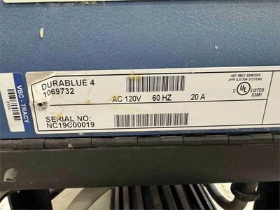 Used NORDSON DURABLUE 4 Glue Machines Florida US | MachineryMax #1423787