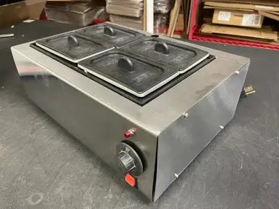 Used BPI Used BPI 4 Pan Stainless Steel Countertop Warmer 120V Steam Tables (Food) Illinois US | Falcon Restaurant Supply #1376417