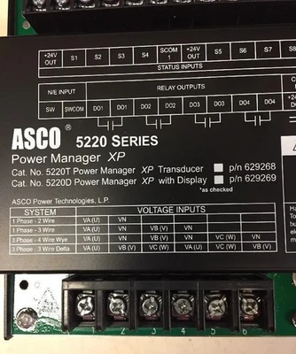 Used Asco 629269 Miscellaneous Equipment (Electrical & Power) Indiana US | J&J Industrial Supply #513418