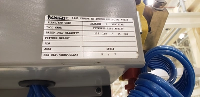 Knight 400 Lb Capacity Overhead Crane and 700 Lb Capacity Runway