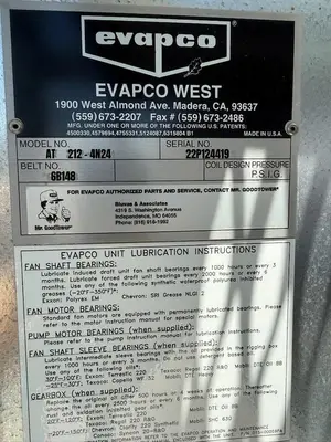 USED EVAPCO AT 212-4N24