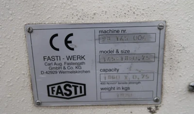 SCHROEDER FASTI-WERK 145-18/075 Plate Bending Rolls including Pinch | Mohawk Machinery (8)
