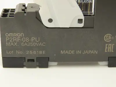 Omron G2R-2-SND P2RF-08-PU Relay 24VDC Coil 5A Base 250V 6A Lot of 6
