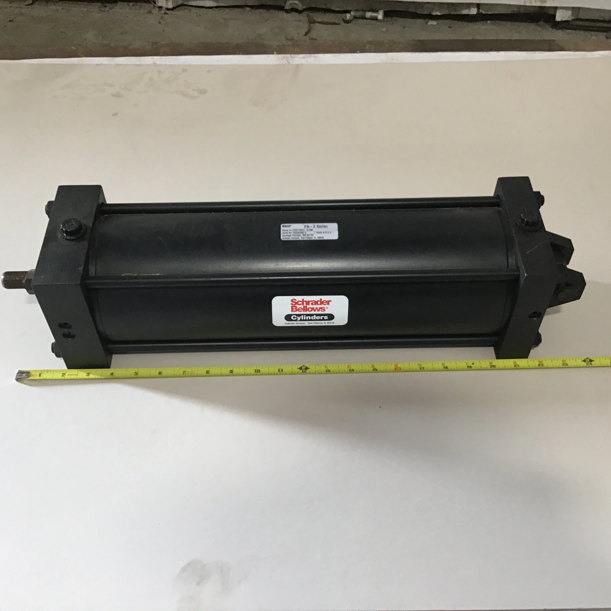 Schrader Bellows PAF118421 Air Cylinder Envelope Pressure 250PSI Series PA-2
