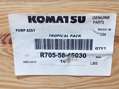 New | in-Stock KOMATSU R705-58-45030 Construction Equipment Parts British Columbia CA | Lenmark #1440456