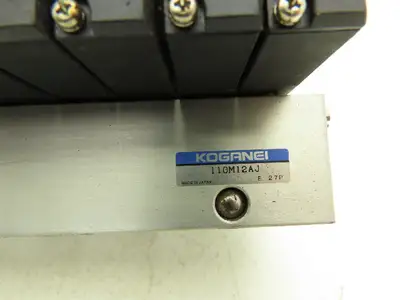 Koganei Pneumatic Solenoid Valve 10-Station W/Single Supply Manifold 24V