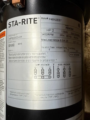 PENTAIR STA-RITE _UNKNOWN_ Other Pumps | Fram Fram LLC (11)
