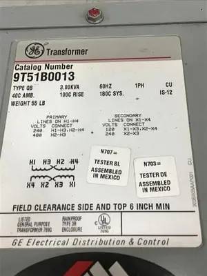 USED GENERAL ELECTRIC 9T51B0013