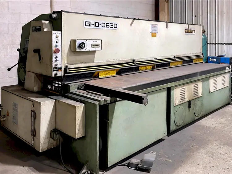Used 1985 ADIRA GHS-0630 Power Squaring Shears (Inch) Illinois US | Machine Factory Outlet #1262752