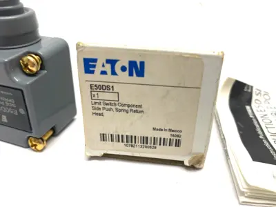 New | in-Stock Eaton Limit Switch, Side Push, Spring Return Head Series A1 Relays & Switches Michigan US | Maverick Industrial Sales #1396975
