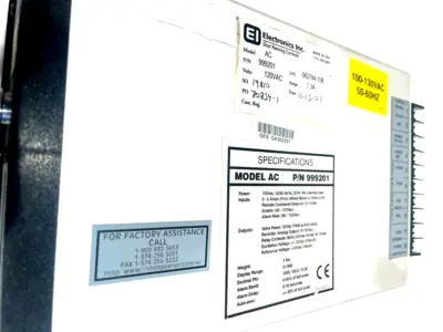 REPAIRED ELECTRONICS INC. 999201 AC CONTROLLER 120VAC 1.3A