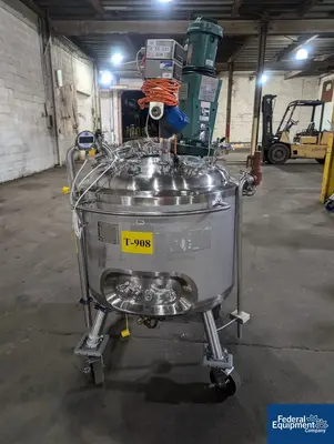 USED Precision 300 Liter Precision Stainless Reactor, 316L S/S, 45/100#