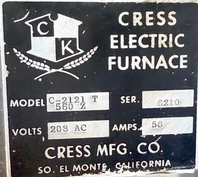 CRESS C-2121T Furnace - Tool Room Dual Chamber | Heat Treat Equipment Co. (9)