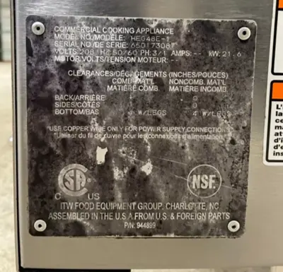 USED Vulcan HEG48E-1