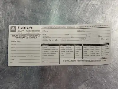 USED FLUID LIFE DD-001 DD001