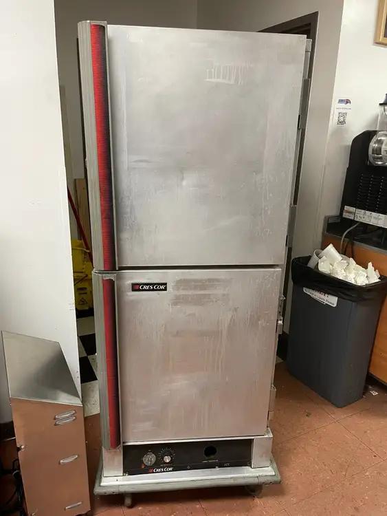 Used Cres-Cor Used Cres Cor Full Height Insulated 32 Pan Heated Holding Cabinet food Warmer 120V Hot Food Warming, Holding, & Transport Cabinets Illinois US | Falcon Restaurant Supply #1376369