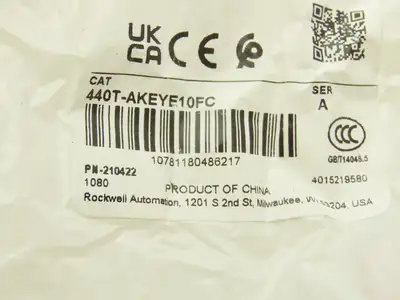 Allen Bradley 440T-MSALE10FC Guardmaster Trapped Key Interlock Switch With Key