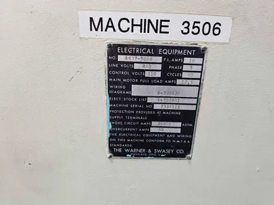 WARNER & SWASEY 3 Turret Lathes (Ram & Saddle) | Mohawk Machinery (18)