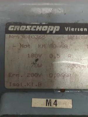 Used GROSCHOPP 3010365 Industrial Controls Ohio US | Surplus Asset Holdings #1262490