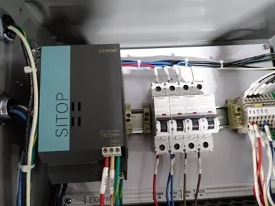 Control Technique Inc 10 Amps  Power Supply Panel