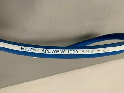 USED ADVANTAPURE APEWF-W-1000 1.5" X 61" FLEXIBLE SILICON HOSE 150PSI