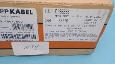 NEW LAPPKABEL ["HO7V-K", "4160505"]