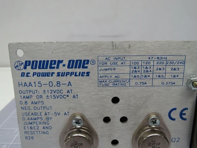 Used POWER ONE _UNKNOWN_ AC/DC Power Supplies Texas US | OCO Industrial #1675019