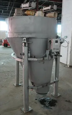 SPC8314  Bin Hopper Silo 45 cu.ft., bulk storage bin, Stainless Steel