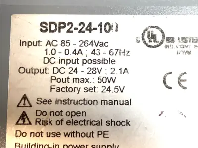 Used Emerson SolaHD DIN Rail Power Supply, 24-28VDC, 2.1A 85-264VAC 50W DIN Rail Power Supplies Michigan US | Maverick Industrial Sales #1395174