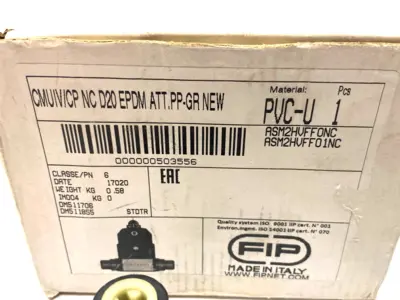 USED FIP PNEUMATIC VALVE CMUIV/CP NC D20 EPDM