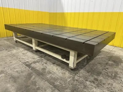 5' X 10' STEEL LAYOUT TABLE: STOCK #22156