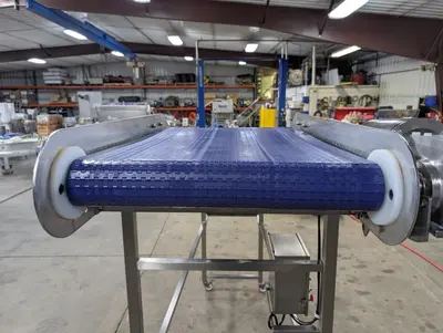 SS Incline Plastic Belt Conveyor