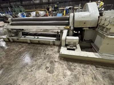 10' X 1/2" WEBB MODEL #9L-1210 3 ROLL INITIAL PINCH PLATE ROLL