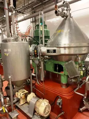 (3) Westfalia HSA 200-36-777 clarifier centrifuges, 316SS.