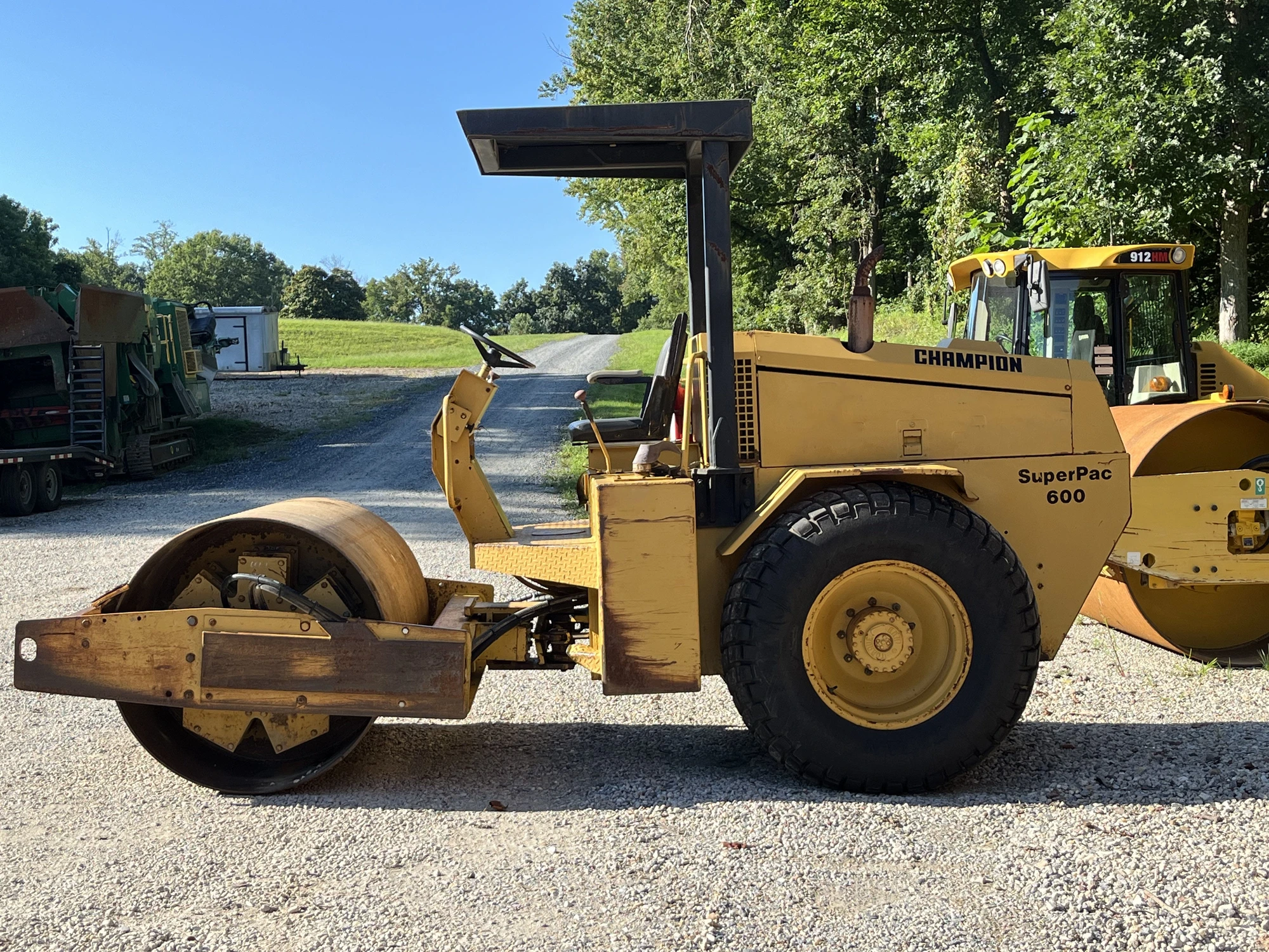 Used 1997 Champion SuperPac 600 Single Drum Rollers Maryland US | Zadoon Equipment #1480839