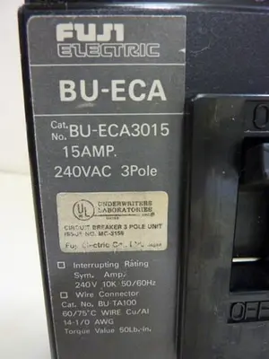 USED FUJI ELECTRIC BU-ECA3015
