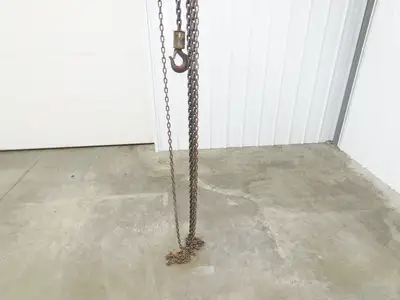 CM Cyclone 1-1/2 Ton 3000Lb Manual Chain Fall Hand Hoist 16' Lift