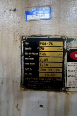 USED TOX PRESS PCG-75